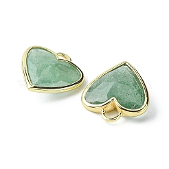 Colgantes de cuarzo fresa verde natural&nbsp;G-O204-01A