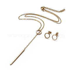 Ensembles de bijoux en acier inoxydable 304&nbsp;SJEW-F213-17