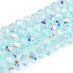Chapelets de perles en verre transparente  &nbsp;EGLA-N016-3mm-M