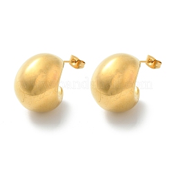 Boucles d'oreilles à tige en acier inoxydable 304 pour femmes&nbsp;EJEW-U051-01G
