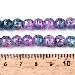 Ziehbank Knistern Glasperlen Stränge&nbsp;GLAA-N006-8mm-05