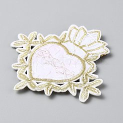 Computergesteuerte Stickerei Stoff zum Aufbügeln / Aufnähen von Patches&nbsp;DIY-WH0888-131B