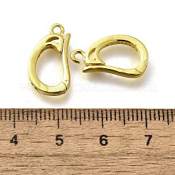 Messing Micro Pave klare Zirkonia Falte über Verschlüsse&nbsp;KK-M316-01G