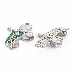 Legierung rhinestone-anhänger&nbsp;LS-PALLOY-N153-07-RS