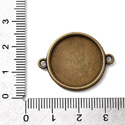 Flach rund zweiseitige Legierung Fassungen mit Verbinder&nbsp;X-PALLOY-N0087-05AB-NF