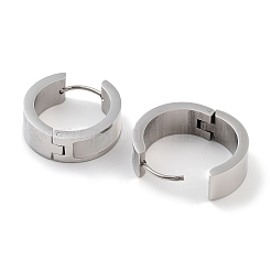 Orecchini a cerchio huggie in acciaio inossidabile 304 e conchiglia naturale per donna&nbsp;EJEW-C096-29P