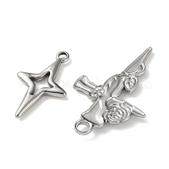 10 pendentif en acier inoxydable 304&nbsp;STAS-P426-08P