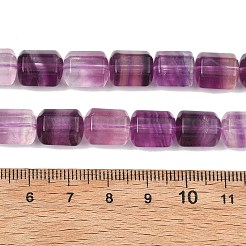 Natürliche lila Fluorit Perlen Stränge&nbsp;G-D103-A06