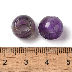 Natürliche Amethyst europäischen Perlen&nbsp;G-N342-03M