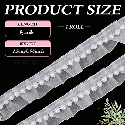 9 Yards Polyester-Organzabänder&nbsp;DIY-ME0002-76