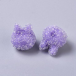 Perle di resina di coniglio&nbsp;RESI-L028-C