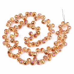 Chapelets de perles en verre transparente  &nbsp;GLAA-T006-14C