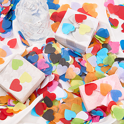 100 g di coriandoli di carta da tavolo a 10 colori&nbsp;AJEW-SP0002-88