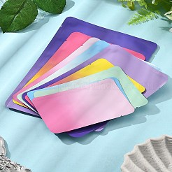 50 Stück rechteckige Geschenktüten aus Kunststoff mit Reißverschluss in zwei Farben und zwei verschiedenen Ausführungen.&nbsp;OPP-FS0001-19A-1