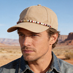 9 pièce de chaînettes de chapeau faites main sur le thème cowgirl&nbsp;HJEW-BM0001-94