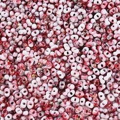 Zweifarbige Glasperlen mit Backfarbe&nbsp;SEED-C003-01M