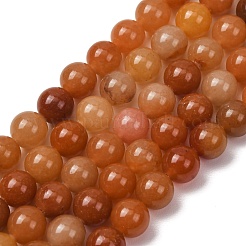 Chapelets de perles en aventurine rouge naturelle&nbsp;G-H067-A02-10MM