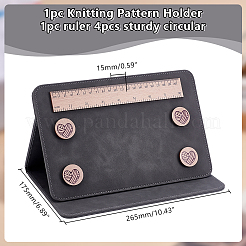Papierhalterbretter aus Kunstleder&nbsp;DIY-WH0622-604A