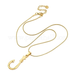 Colliers pendentifs en acier inoxydable 304&nbsp;NJEW-P330-01A-G