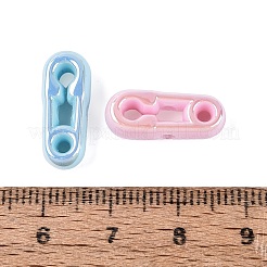 Perlas de acrílico opaco chapado uv&nbsp;OACR-N165-01
