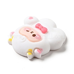 Schöne tierische Cabochons aus undurchsichtigem Harz&nbsp;LS-RESI-B012-01E