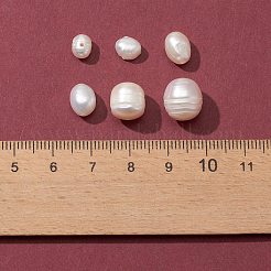 4 Arten natürliche kultivierte Süßwasserperlen&nbsp;SHEL-FS0001-04