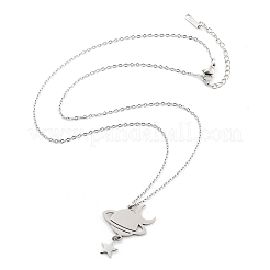 Colliers pendentifs en acier inoxydable 304 anti-ternissement&nbsp;LS-NJEW-P306-07P
