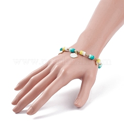Braccialetto di perline intrecciate heishi surfer in argilla polimerica&nbsp;BJEW-TA00080-02