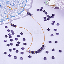 2 Strang natürliche Amethystperlenstränge&nbsp;G-NB0004-92