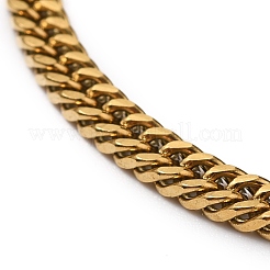 Catene a maglie grosse in acciaio inossidabile 304 con taglio a diamante&nbsp;BJEW-JB05766-01