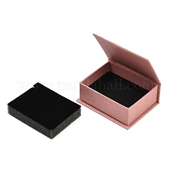 Boîtes magnétiques pour présentoirs à bijoux en papier imprimé floral&nbsp;CON-K015-03A-01