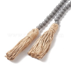 Runde Naturholzperlen Wandbehangdekorationen&nbsp;WOOD-FH0001-55