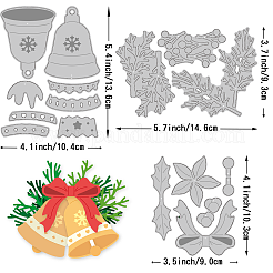 Weihnachten Kohlenstoffstahl Schneidwerkzeuge Schablonen&nbsp;DIY-WH0309-1256