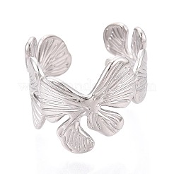 Offene Manschettenringe aus Edelstahl 304 für Damen&nbsp;RJEW-N052-12P