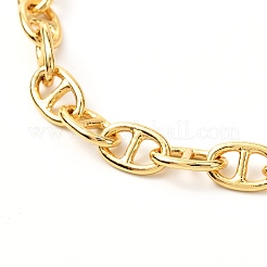Collares de cadenas de eslabones marineros de latón&nbsp;NJEW-JN03718