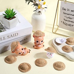 Mini chapeau de paille&nbsp;DIY-SC0027-32B