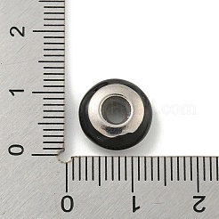 Perline europee in acciaio inossidabile smaltato 304&nbsp;STAS-U005-01D-P