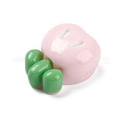Cabochon in resina opaca a tema foresta&nbsp;CRES-M016-03C