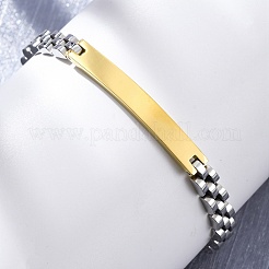 Bracelets à maillons en acier inoxydable 304&nbsp;BJEW-R018-21GP
