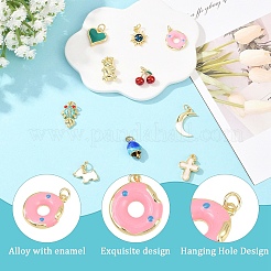 10 pendentif en émail de 10 styles&nbsp;KK-YW0004-51