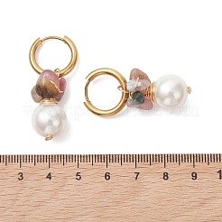 3 paire de boucles d'oreilles créoles rondes en acier inoxydable 202&nbsp;EJEW-JE06974-01