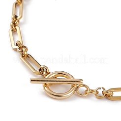 Collares de cadena fígaro de acero inoxidable 304&nbsp;NJEW-JN03264