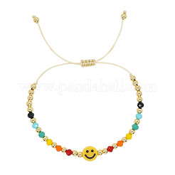 Acrylperlen geflochtene Perlenarmbänder&nbsp;KG4312-1