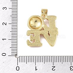 Pendentifs en laiton émaillé sur le thème du football&nbsp;KK-A303-01A-G02