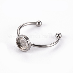 Bague de réglage de coussinet de manchette en acier inoxydable 201 résistant au ternissement&nbsp;STAS-S080-042B-P