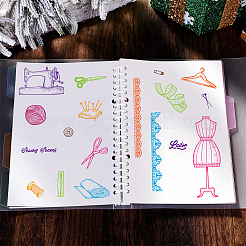 PVC-Plastikstempel&nbsp;DIY-WH0167-56-216