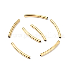 Perles tubulaires incurvées en laiton shegrace&nbsp;XGRPCU093-259G