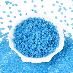 6/0 perles de rocailles en verre de couleurs intérieures transparentes&nbsp;SEED-N008-08F