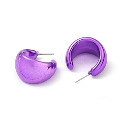 Boucles d'oreilles en acrylique arc&nbsp;EJEW-P251-30
