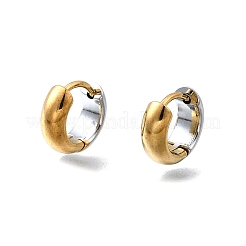 Boucles d'oreilles créoles en acier inoxydable 304&nbsp;EJEW-Z123-01A-GP